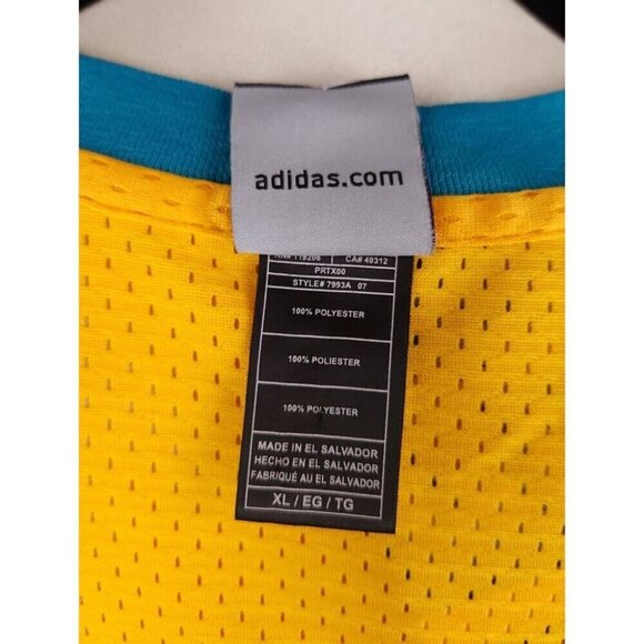 NBA Adidas New Orleans Hornets Chris Paul #3 Swingman Jersey XL Mens Yellow NWT - Picture 12 of 14